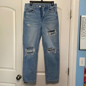 Mom straight leg jean